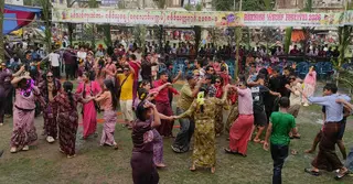 কুয়াকাটায় শুরু হলো ৩ দিনব্যাপী বর্ষবরণ ও জলকেলি উৎসব